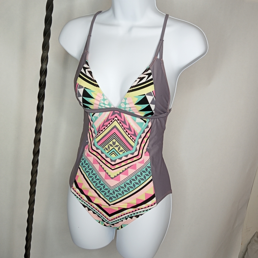 Adidas women's  Aztec design bathing suit